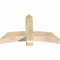 Ekena Millwork Bellingham Rough Sawn Timber Gable Bracket, Douglas Fir, 48"W x 30"H x 6"D x 6"F, 15/12 Pitch GBW048X30X0606BEL00RDF - alternate 5